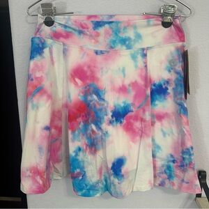 Colorful Tie-Dye Women's Skort